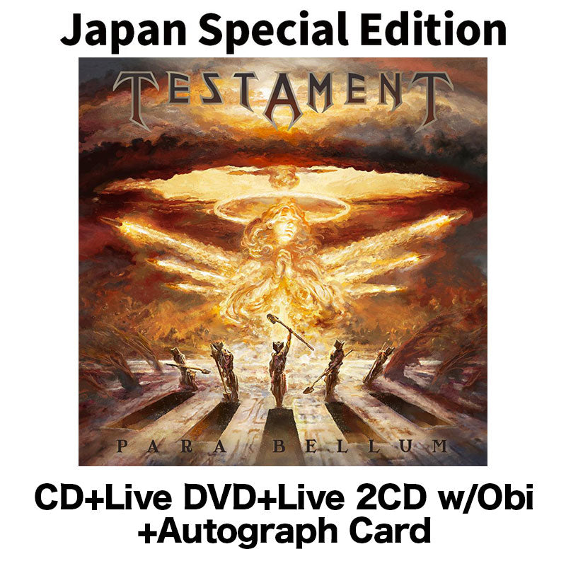 Para Bellum [CD+Live DVD+Live 2CD+Autograph Card]【Japan Edition w /OBI】
