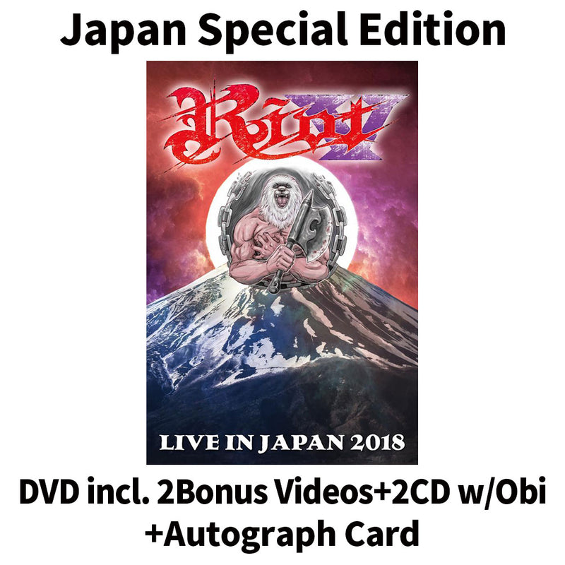 Live In Japan 2018 [DVD+2CDs+Autograph Card]【Japan Special Edition】